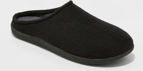 Target.online: Mens Fleece Clog Slippers Just $5.98 (Regularly $15)