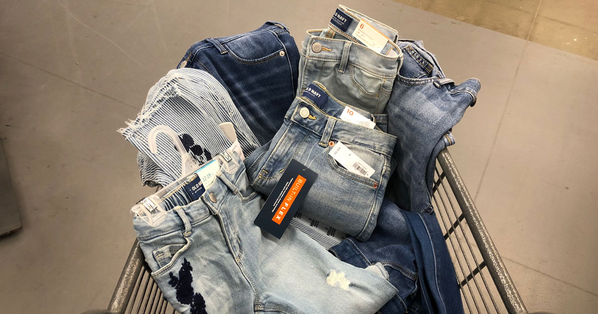 Old Navy Jeans in cart