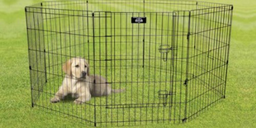 Walmart.online: Indoor/Outdoor Pet Exercise Playpen Just $29.49 (Regularly $52)