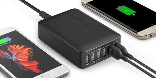 Amazon: RAVPower 6 Port USB Charger Just $19.99 Shipped (Awesome Reviews)