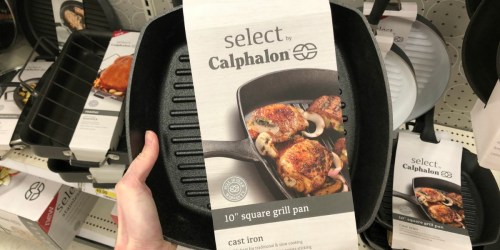 Select by Calphalon Cast Iron Grill Pan ONLY $14.44 at Target + More