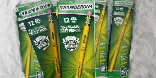 Dixon Ticonderoga #2 Pencils 12-Pack Only 97¢ at Staples