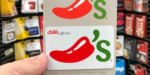 ** FREE $10 Chili’s eGift Card w/ $50 Gift Card Purchase | Great Christmas Gift Idea