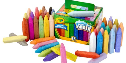 Kohl’s Cardholders: Crayola Sidewalk Chalk 48-Count Pack Only $3.49 Shipped