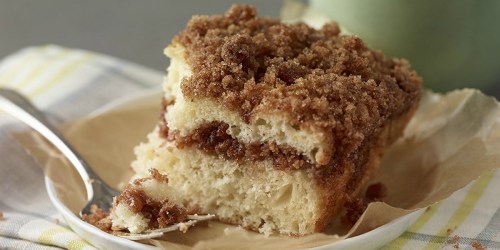 FOUR Krusteaz Cinnamon Swirl Crumb Cake Mix Boxes Just $7.36 – Ships w/ $25 Amazon Order