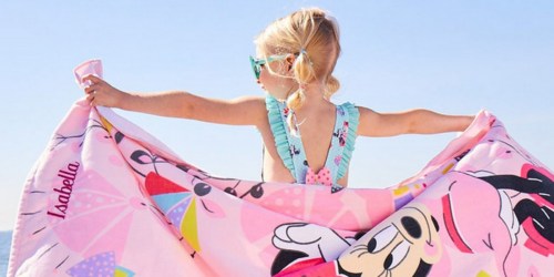 Disney Personalized Beach Towels Just $13 & More