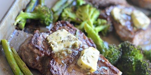 Easy Clean Up Simple One-Pan Steak and Veggies