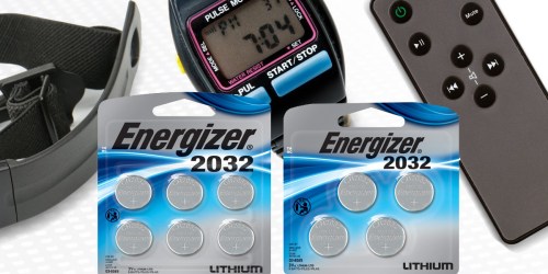 Amazon: Energizer 3V Battery 6-Pack Only $4 Shipped – Just 68¢ Each (Fits Watches & More)