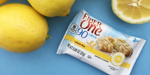 Amazon: 48 Fiber One Lemon Or Coffee Cake Bars Just $11 Shipped