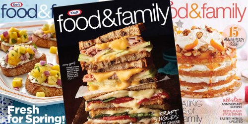 FREE Kraft Food & Family Magazine Two Year Subscription