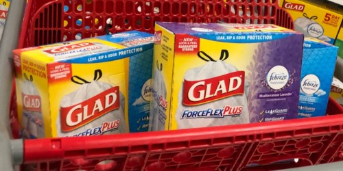 Over 30% Off Glad ForceFlex Plus Trash Bag Mega Packs at Target