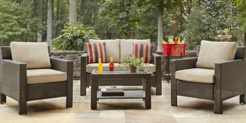 Hampton Bay 4-Piece Deep Patio Set Just $599 Delivered (Regularly $800) + More