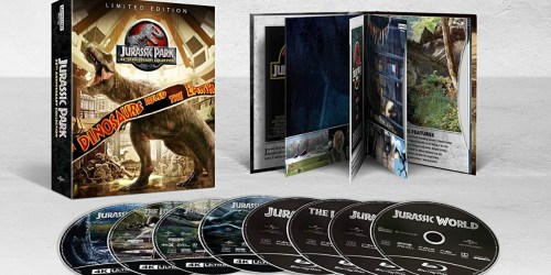 Amazon: Jurassic Park 25th Anniversary 4K Ultra HD 8-Disc onlinebo Pack Just $19.99 Shipped (Regularly $80)