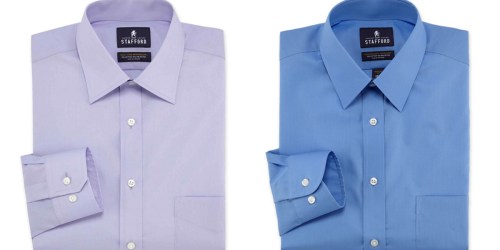 Stafford Men’s Dress Shirts as Low as $6.66 Each (Regularly $36) on JCPenney.online