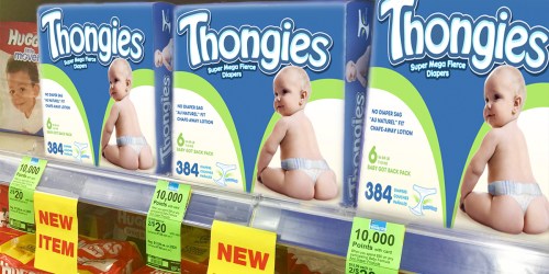 *Hot* $2/2 Thongies Super Mega Fierce Diapers Coupon