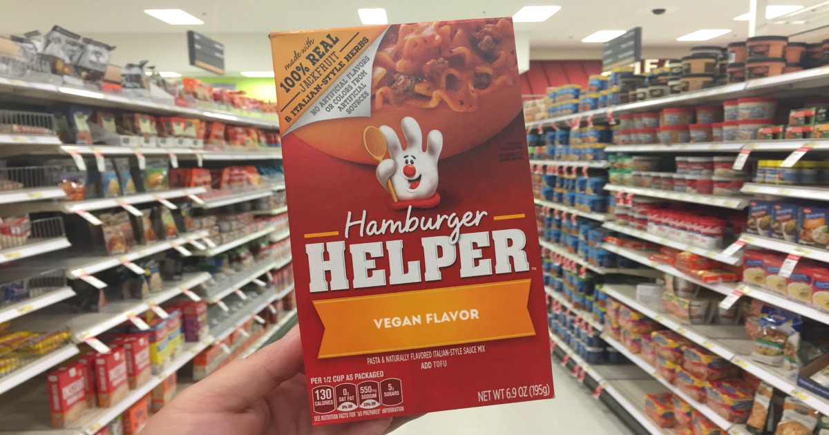 vegan hamburger helper new flavor hip2save