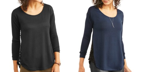 Walmart.online: Womens Long Sleeve T-Shirt Just $2.50 (Regularly $15) + More