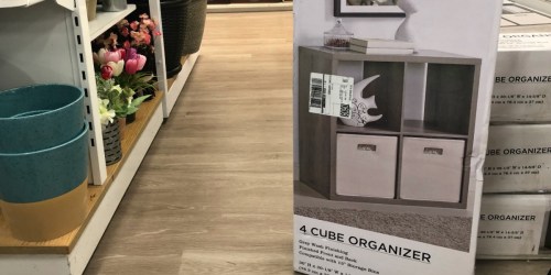 4-Cube Storage Organizers Only $30 (Regularly $90) + Get $5 Kohl’s Cash