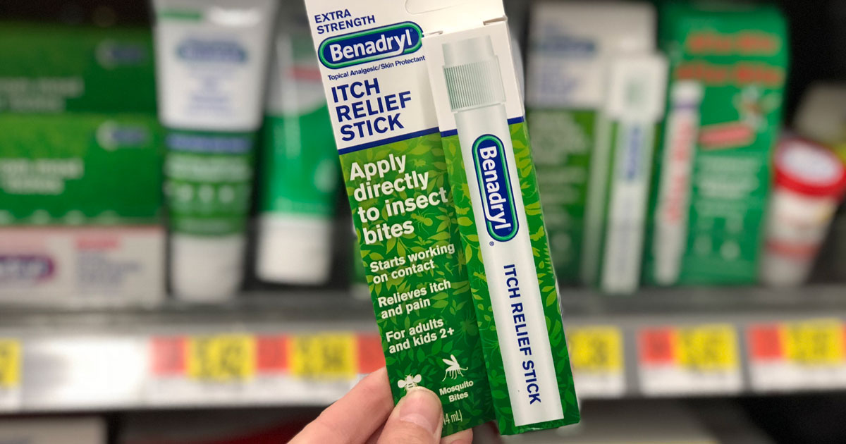 Benadryl Itch Relief Stick Just $1.75 Shipped on Amazon