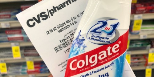 NEW $0.50/1 Colgate Coupon = Just 50¢ At CVS