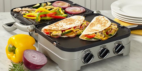 Cuisinart Griddler 4-in-1 Grill/Griddle & Panini Press Only $39.99 Shipped (Regularly $80)