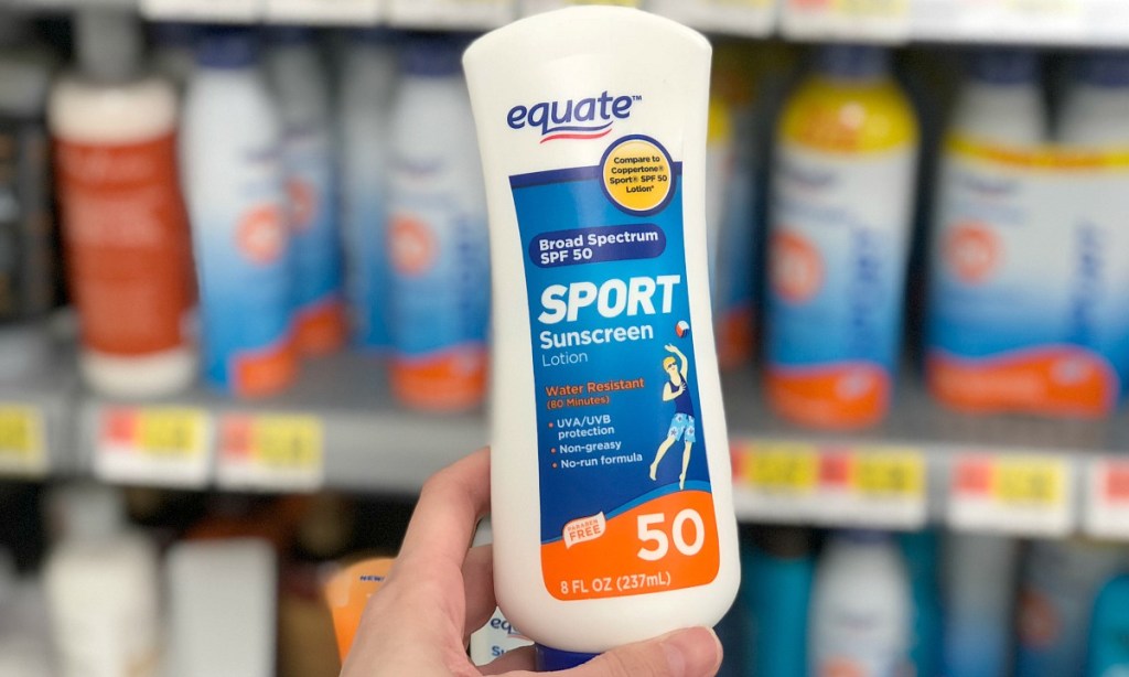 equate sport spf 50 sunscreen at walmart hip2save