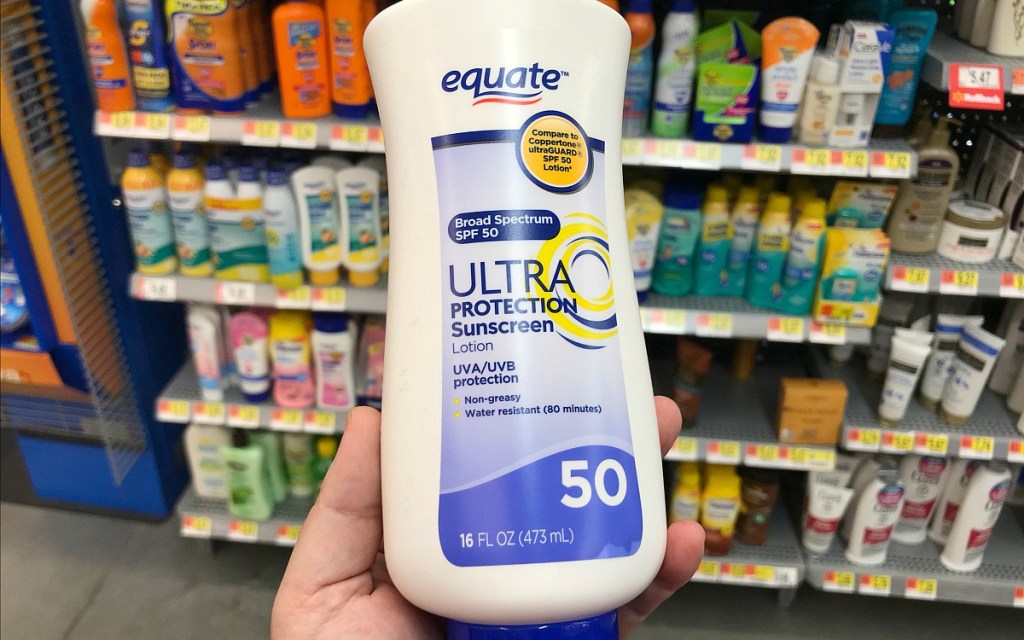 equate ultra protection spf50 sunscreen at walmart hip2save