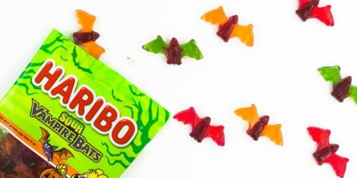 TWELVE Haribo Sour Vampire Bat Gummies 4 Ounce Bags Only $6.17 (Ships w/ $25 Amazon Order)