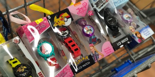 Kids Character Watches Possibly Only $1 at Walmart (Regularly Up To $14)