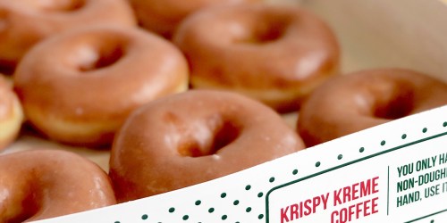 Krispy Kreme Dozen Glazed Doughnuts ONLY $5 On May 5th for Rewards Members (Check Inbox)