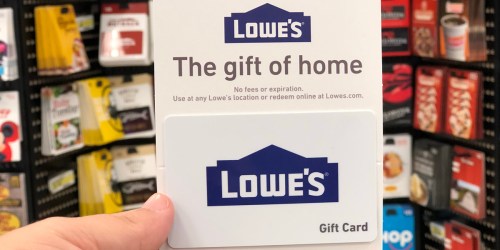 Discounted Gift Card Deals – Lowe’s, Adidas, Groupon & More