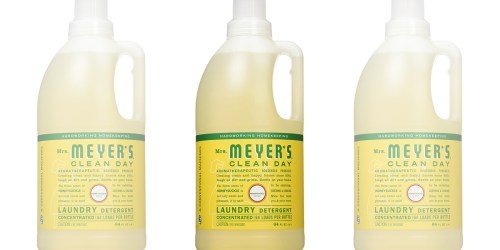 Amazon: Mrs. Meyer’s Clean Day Laundry Detergent 64 fl oz Only $8 Shipped