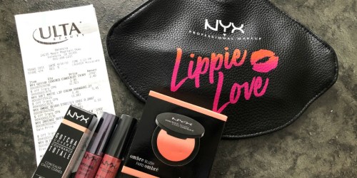 FREE NYX Lip Bag AND 3 Full Size Products with Any $20 NYX Purchase at ULTA