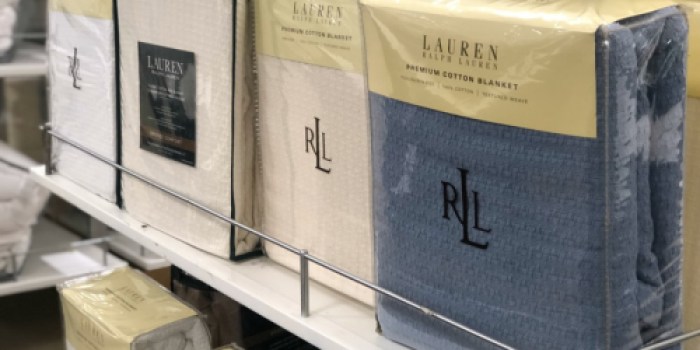 Macy’s.online: Ralph Lauren Premium Cotton Blanket Just $17.99 (Regularly $90)