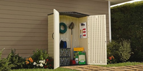 HomeDepot.online: Rubbermaid Outdoor Resin Storage Shed Just $209.90 (Regularly $339)