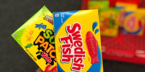 Swedish Fish & Sour Patch Kids Theater Boxes Only 50¢ Each After Cash Back at CVS