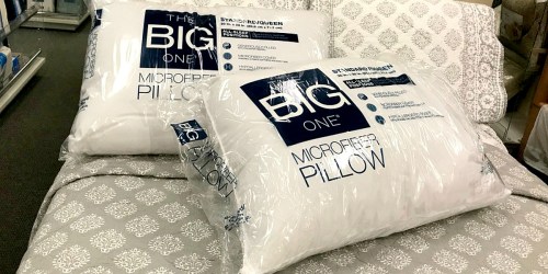 Kohl’s The Big One Microfiber Pillow & Bath Towels ONLY $2.54 Each (Regularly $10+) & More