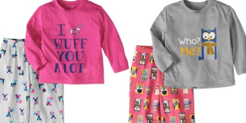 Walmart.online: Kids Pajama 2-Piece Sets As Low As $5 (Regularly $15)