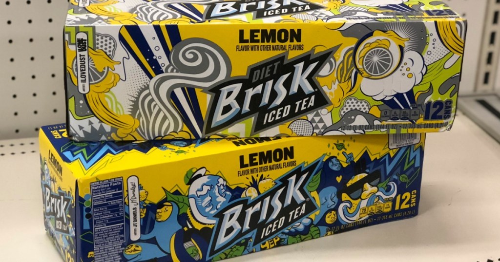 cases of brisk iced tea