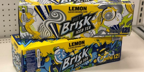 Brisk Lemon Iced Tea 12-Pack Only $5.98 on Walmart.online