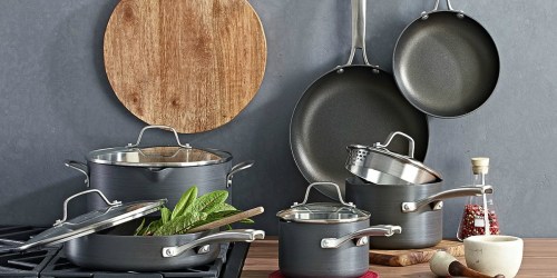 Calphalon Nonstick 10-Piece Cookware Set Only $118.99 Shipped (Regularly $280) + Free Pan