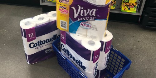 Cottonelle Toilet Paper & Viva Paper Towel Packs Only $3.25 Each After Walgreens Rewards