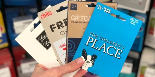 $50 Gift Cards Only $40 After CVS Rewards (Includes Chili’s, Gap, & LOTS More)