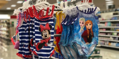 Girls Disney Swimwear Only $11.19 at Target (Minnie Mouse, Frozen, Princess & More)