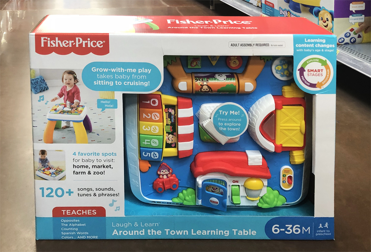 fisher price learning table