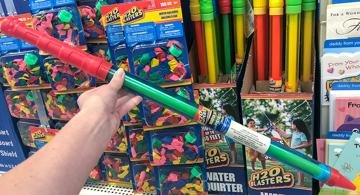 dollar tree pool supplies and fun hacks — h2o blaster squirt gun