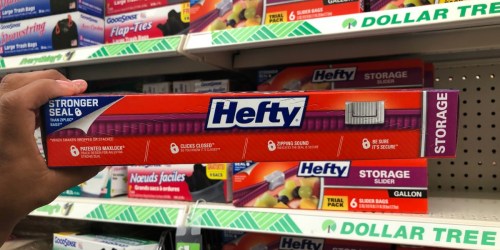 Hefty Slider Storage Bags Just $0.50 Per Box at Dollar Tree