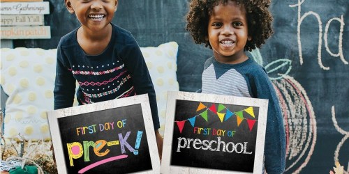 First & Last Day School Signs onlineplete Set Only $13.98 Shipped (Includes Preschool-College)