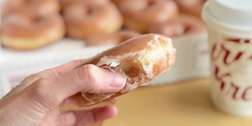 Krispy Kreme Dozen Doughnuts Only $5 w/ Coffee Purchase & More (Rewards Members Only)