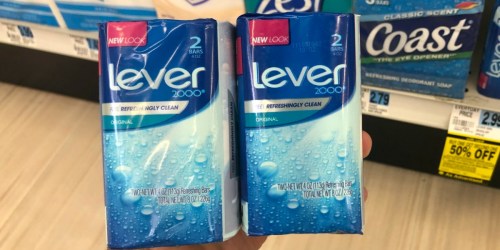 HOT Rite Aid Deal: TWO Lever Bar Soap Twin Packs Better Than FREE After Rewards